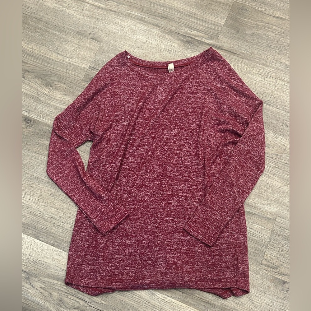 Natural Life Red Knit Top
